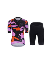 RIVANELLE Cycling short sleeve jersey and shorts - BIKE´S GOOD - black/multicolour